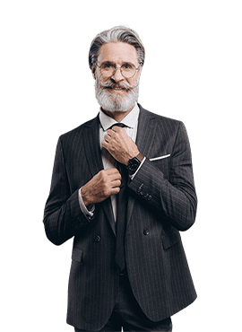 Pinstripe Tailored Suit Thumbnail